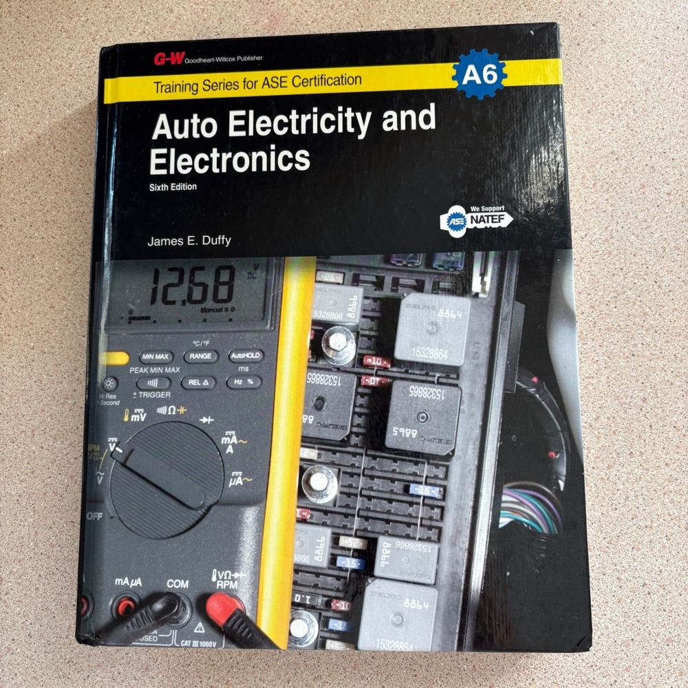 Goodheart-Willcox Auto Electricity and Electronics Car Textbook 6th Ed Hardcover